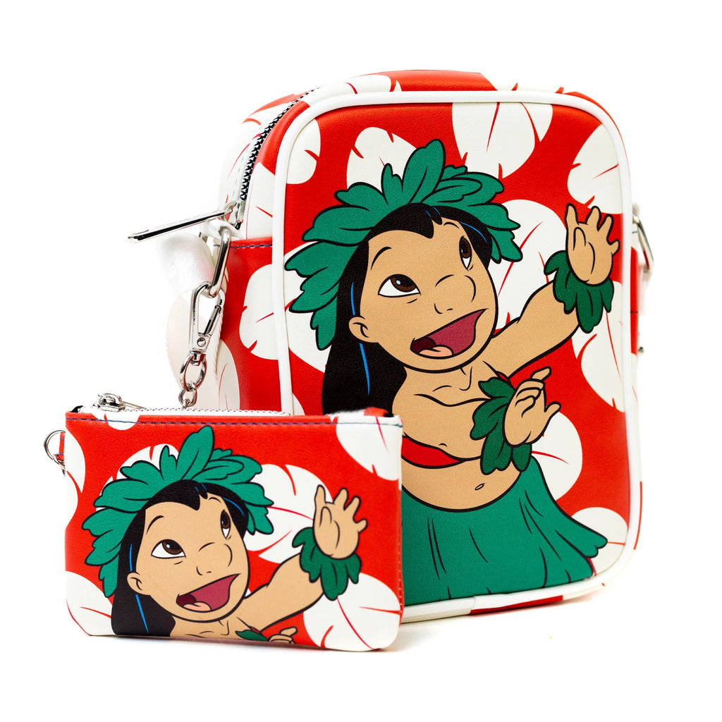 Loungefly Disney Stitch In Hammock Passport Crossbody Bag